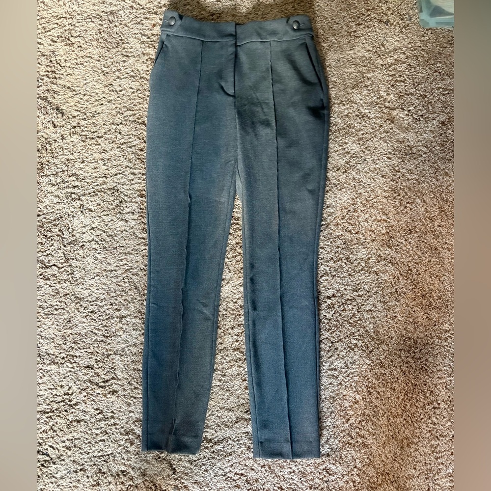 Express Skinny High Rise Front Pleat Dress Pants